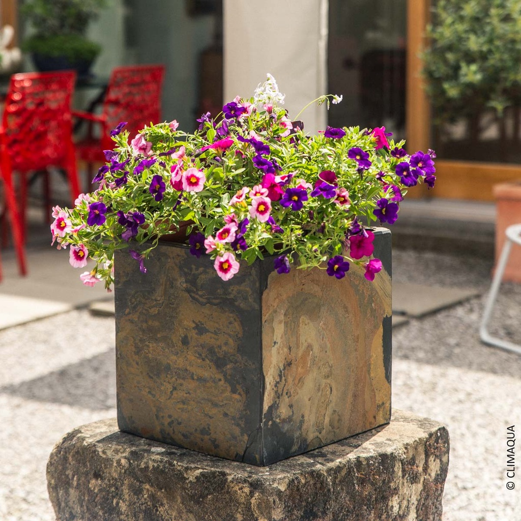 CLIMAQUA Plantenbak Buiten CUBI 30 roestig