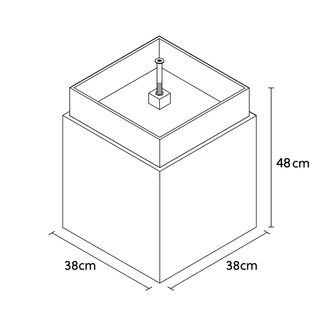 CLIMAQUA Fountains Outdoor VIDA 40 Anthrazit