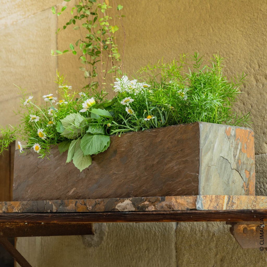 CLIMAQUA Plantenbak Buiten JARDI 80 roestig