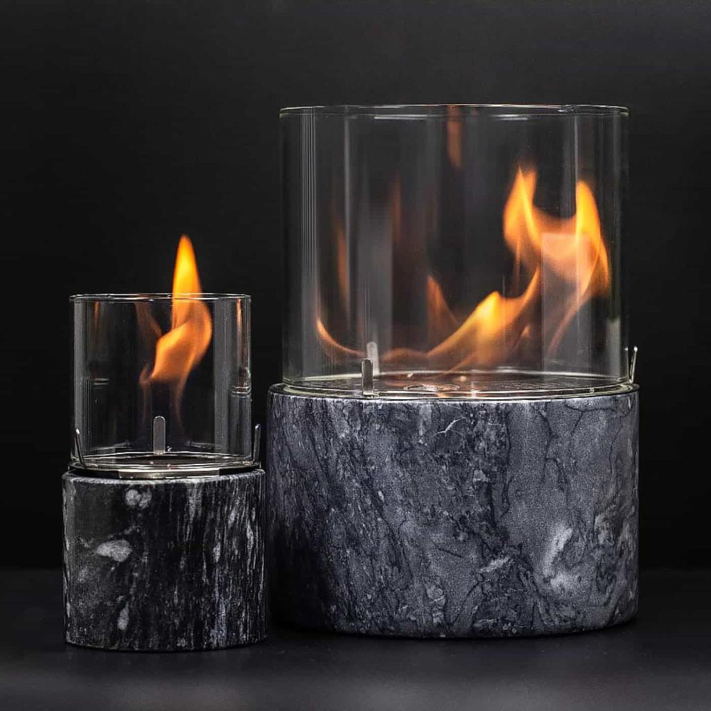 CLIMAQUA Flames Lounge PINO M zwart marmer