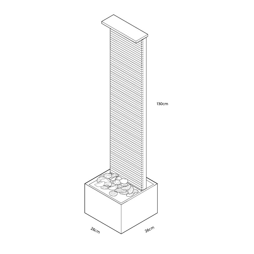 CLIMAQUA Dubai L Water Wandtekening