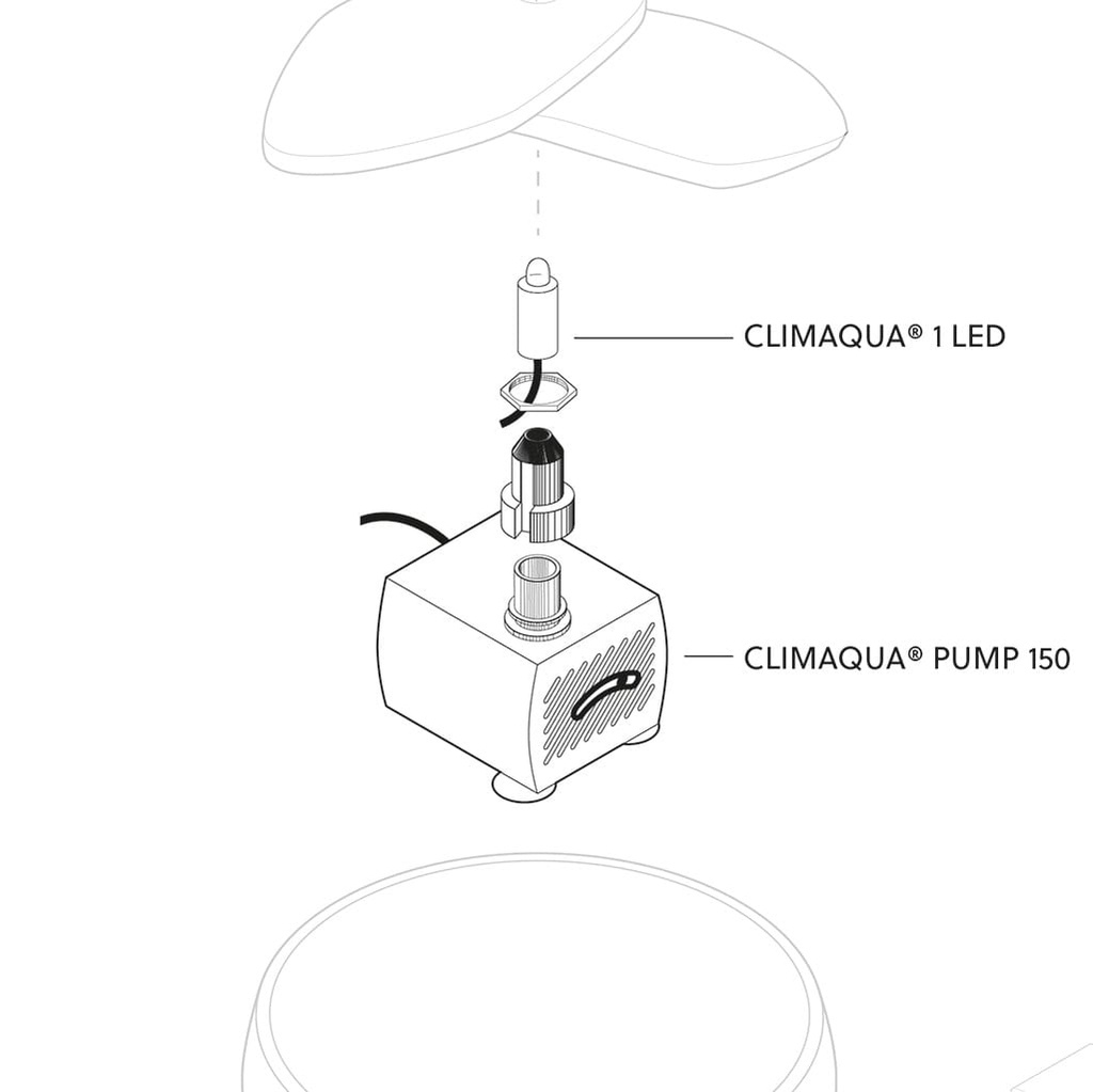 CLIMAQUA Accessoires 1LED onderwaterlicht