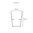 CLIMAQUA Binnenplantenbak STILO 11 antraciet