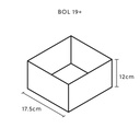 CLIMAQUA Plantenbak Indoor BOL 19+ antraciet